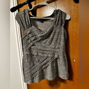 Gray Wear-to-Work Blouse